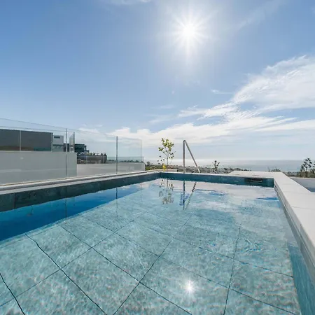 公寓 Acebos Private Pool Terrace Sea Views 马尔韦利亚